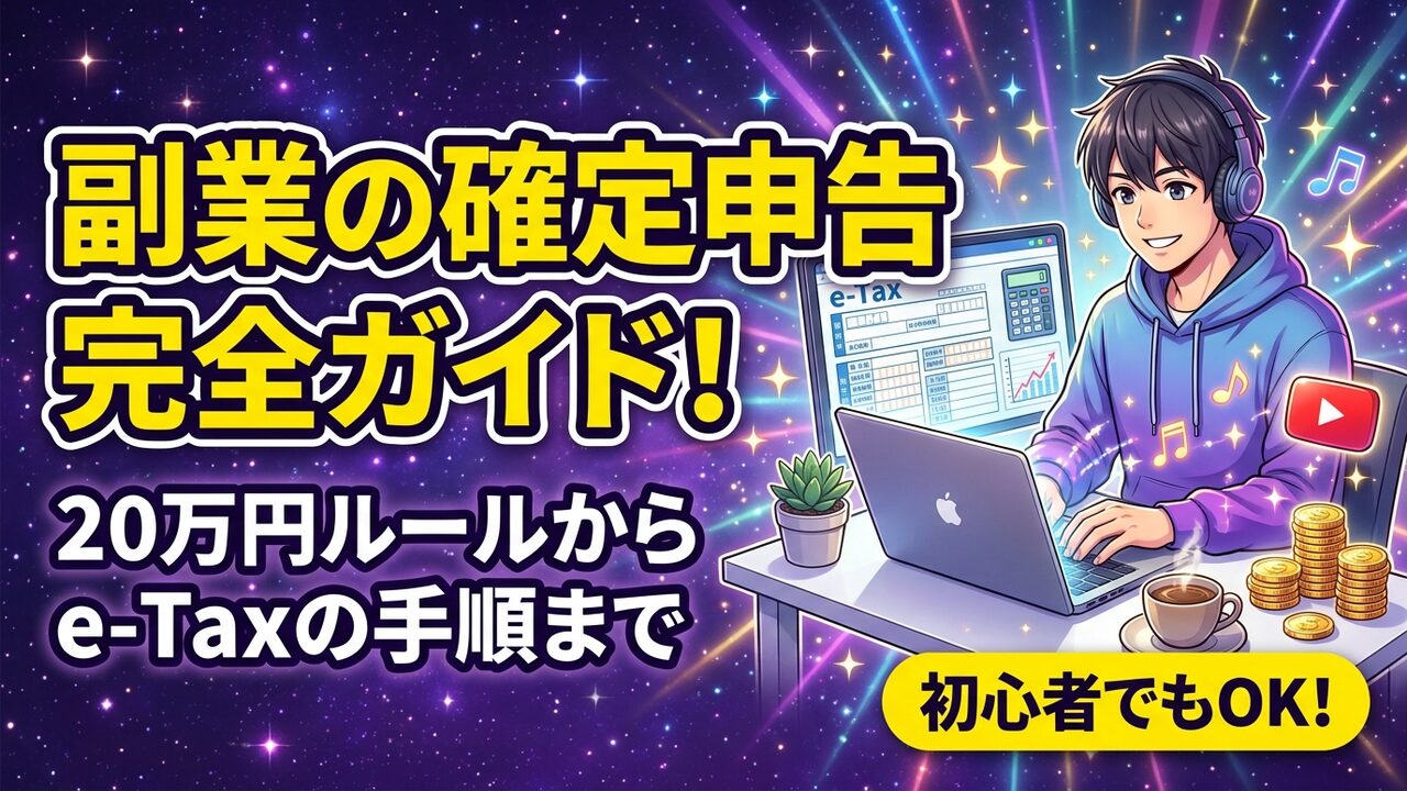 会社員が副業で確定申告する方法