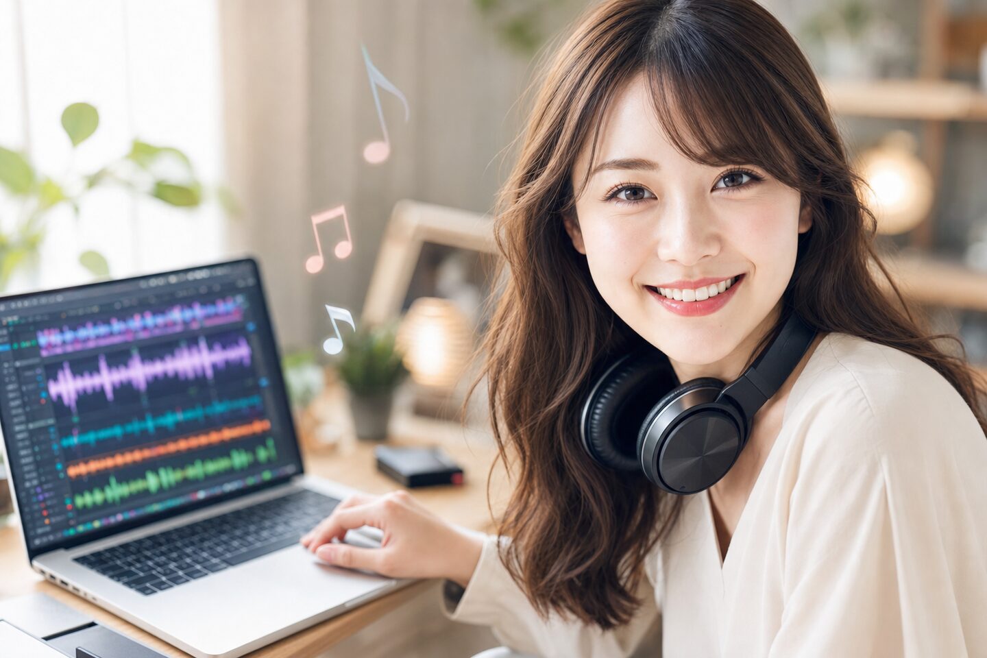 AI音楽を制作する副業会社員
