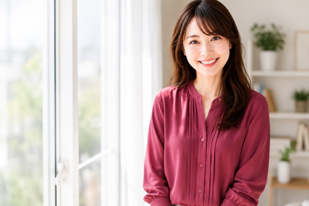 学び方を決めて前向きな表情の会社員のイメージ