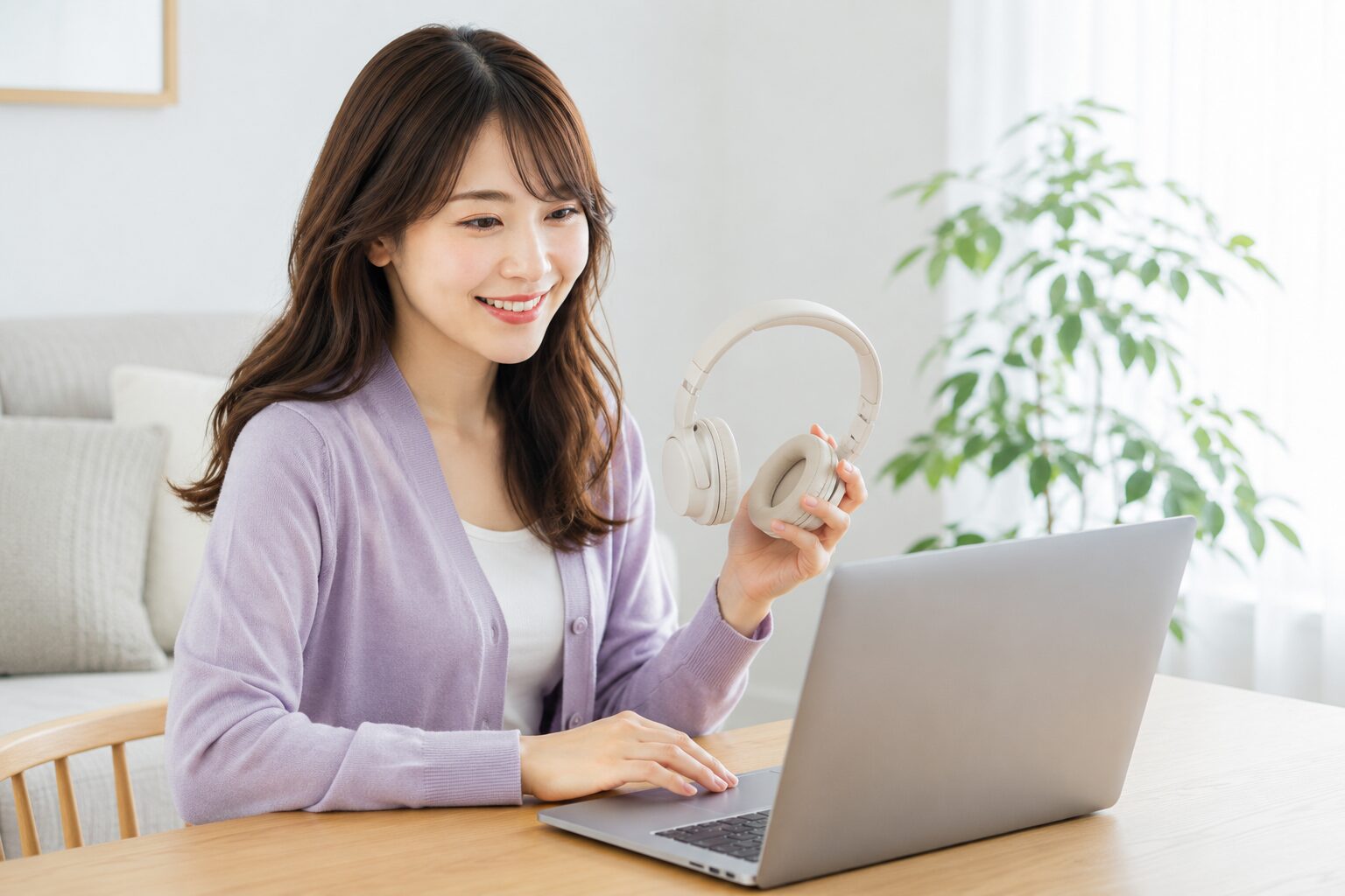 Suno AIを初めて使う女性