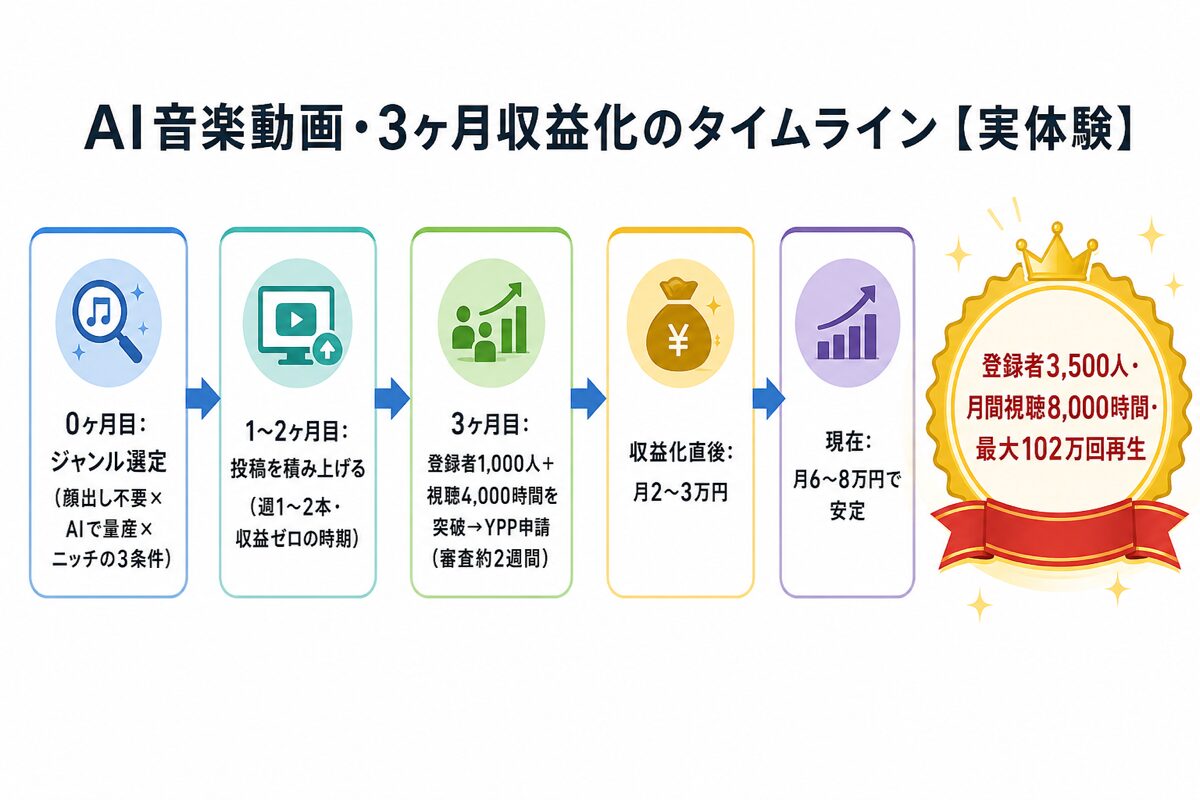 YouTube収益化3ヶ月ロードマップ