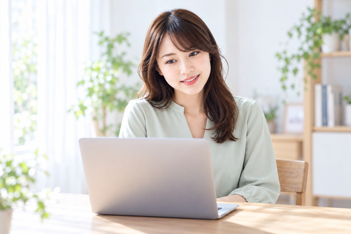 ノートパソコンの前で、Codexで何ができるか考える様子